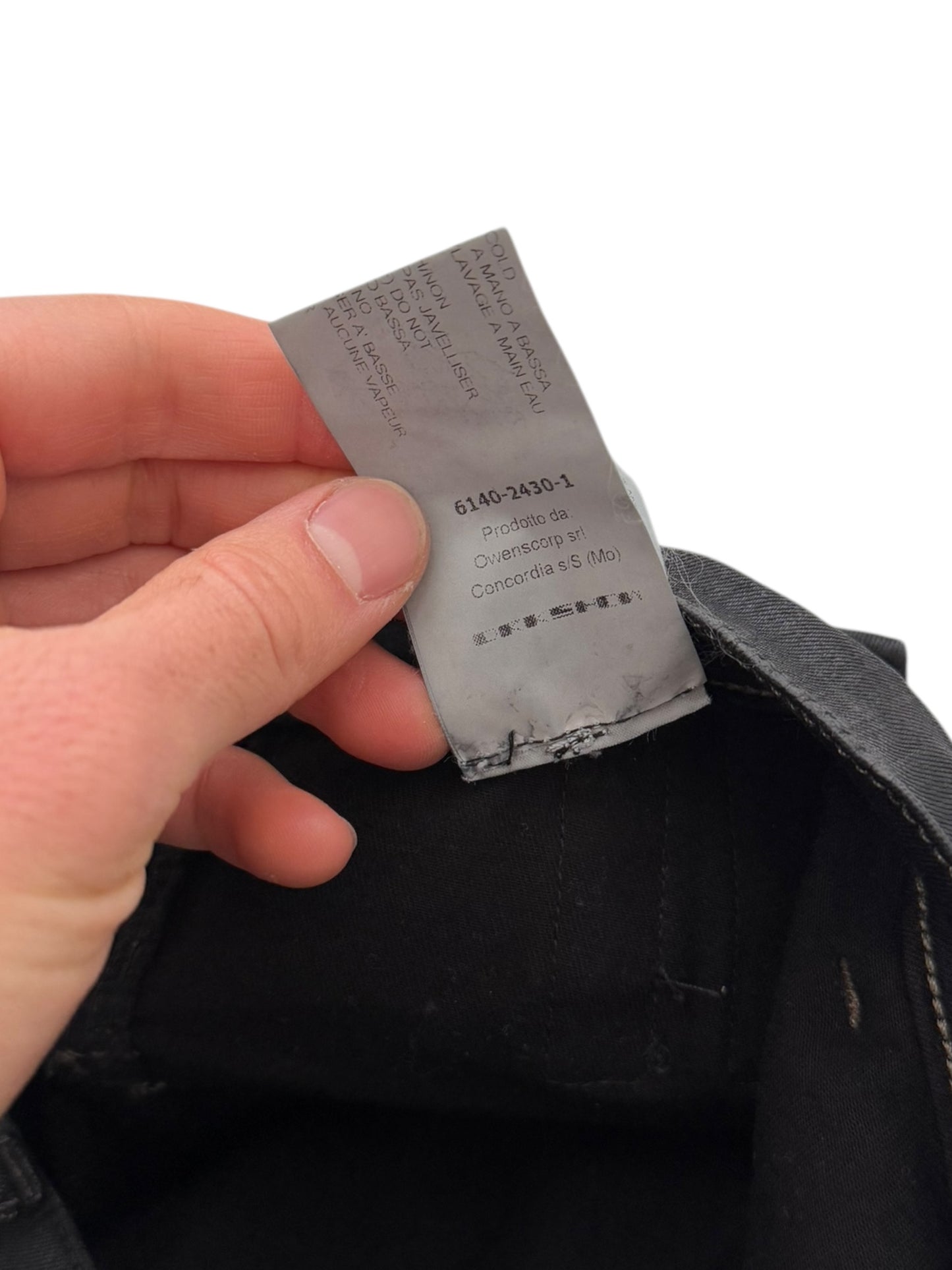 Black Waxed Memphis Biker Denim