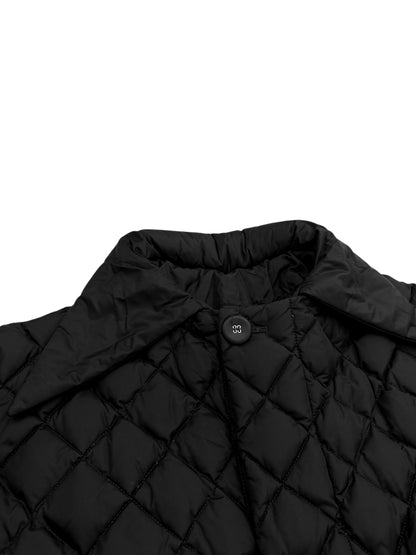 Massive Cropped Oversized Quilted Jacket