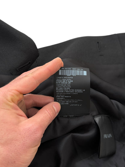 2018 Cropped Gabardine Coat Jacket