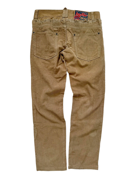 Cummerbund Corduroy Reconstructed Pant