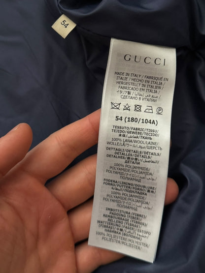 Red Wool Flannel Overshirt Padded Shirt