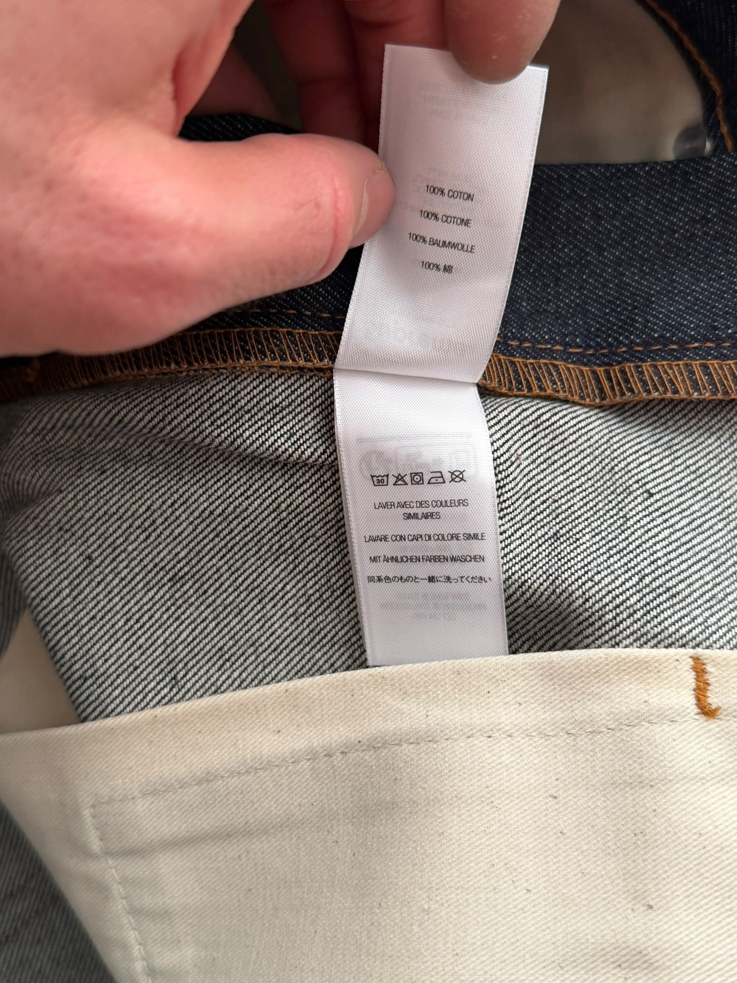 Raw Denim Baggy Shorts