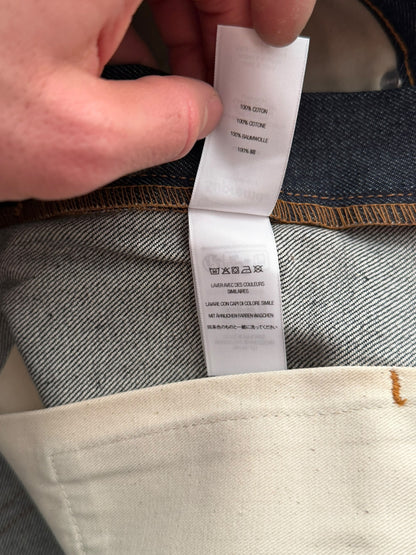 Raw Denim Baggy Shorts