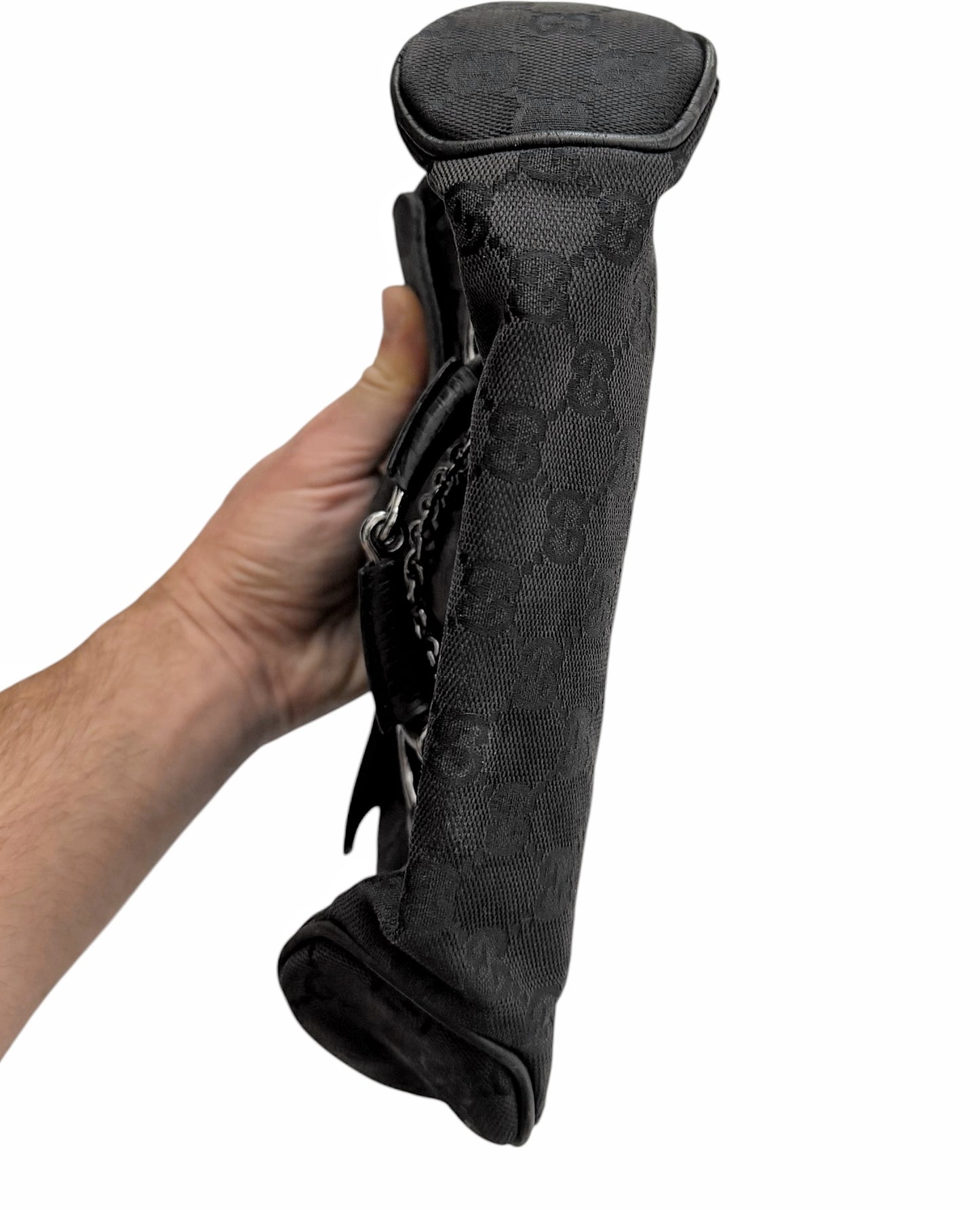 Tom Ford Era Horse Bit Hobo Canvas Bag