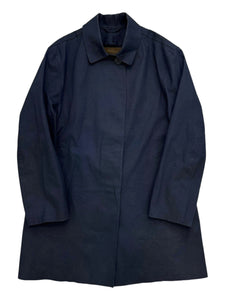 Bonded Cotton Navy Coat