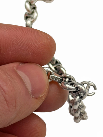 5MM Diamond Silver Link Chain