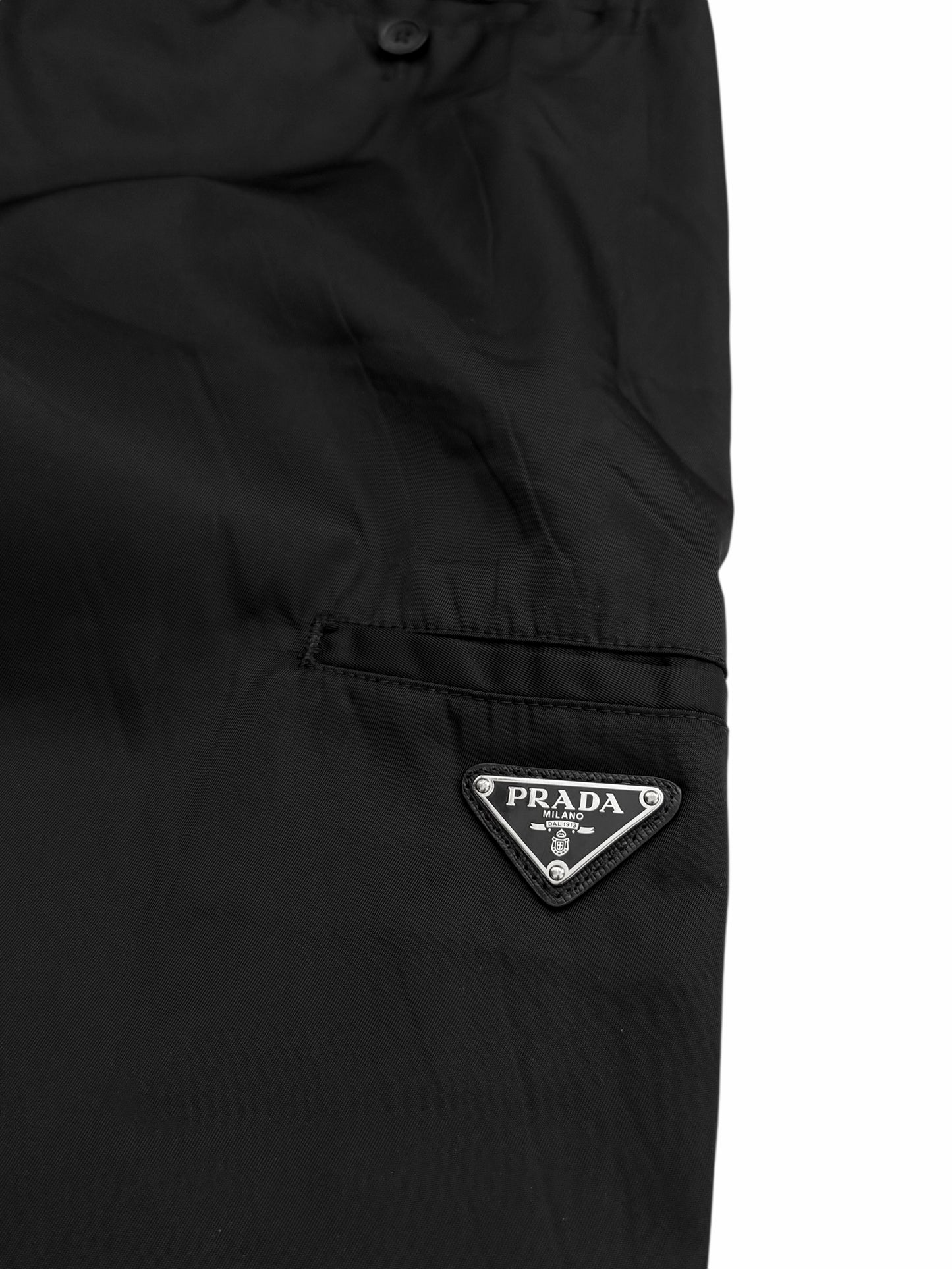 Re-Nylon Triangle Badge Logo Trouser