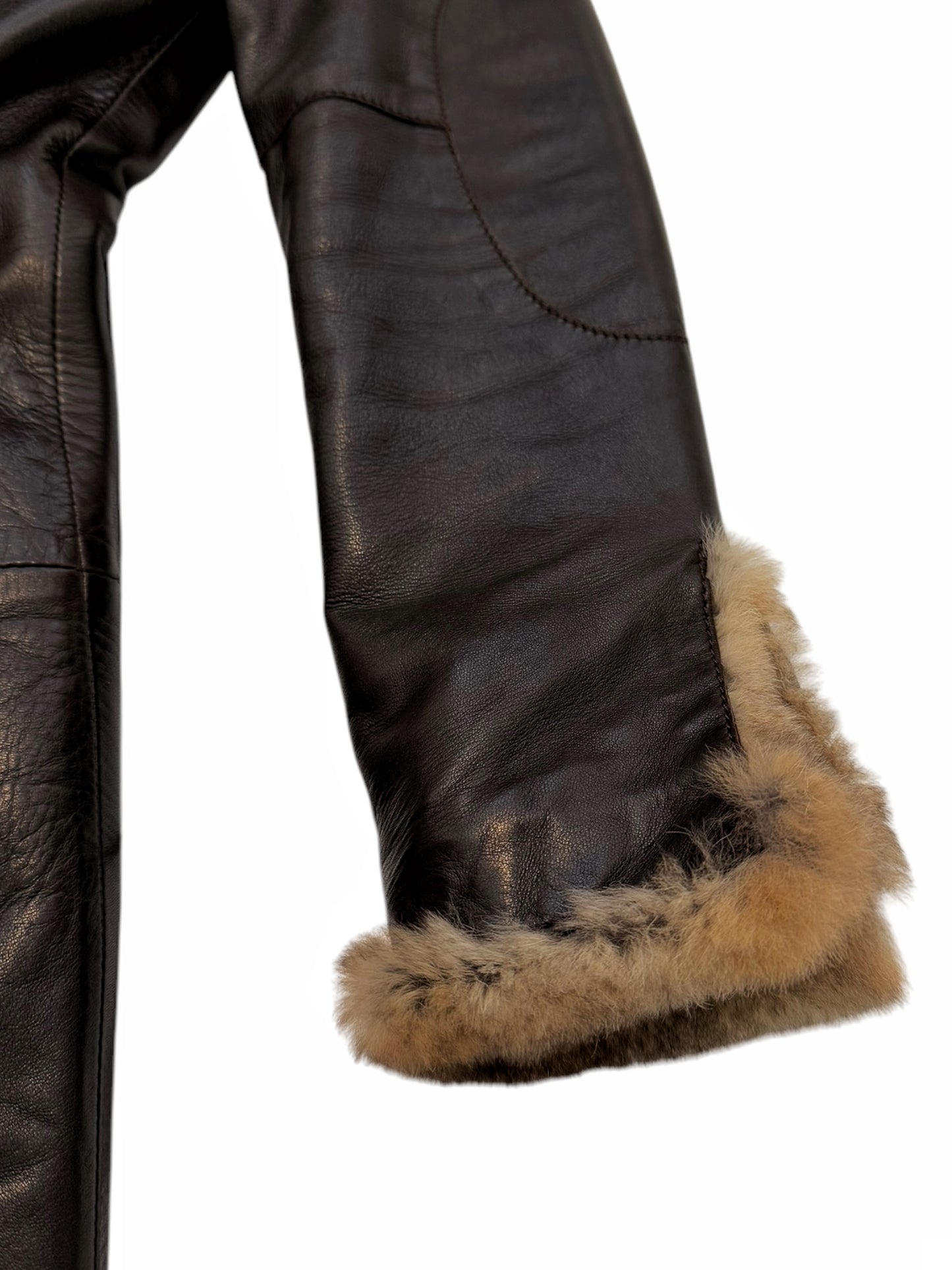 Rabbit Fur Lambskin Coat