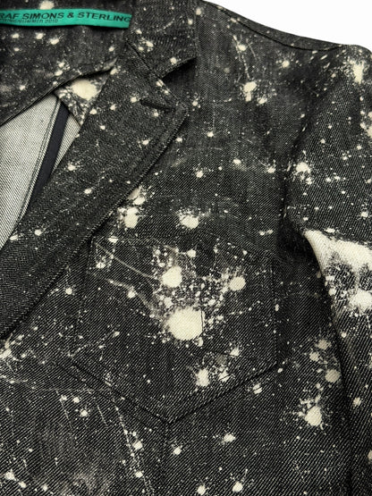 x Sterling Ruby Bleach Denim Blazer