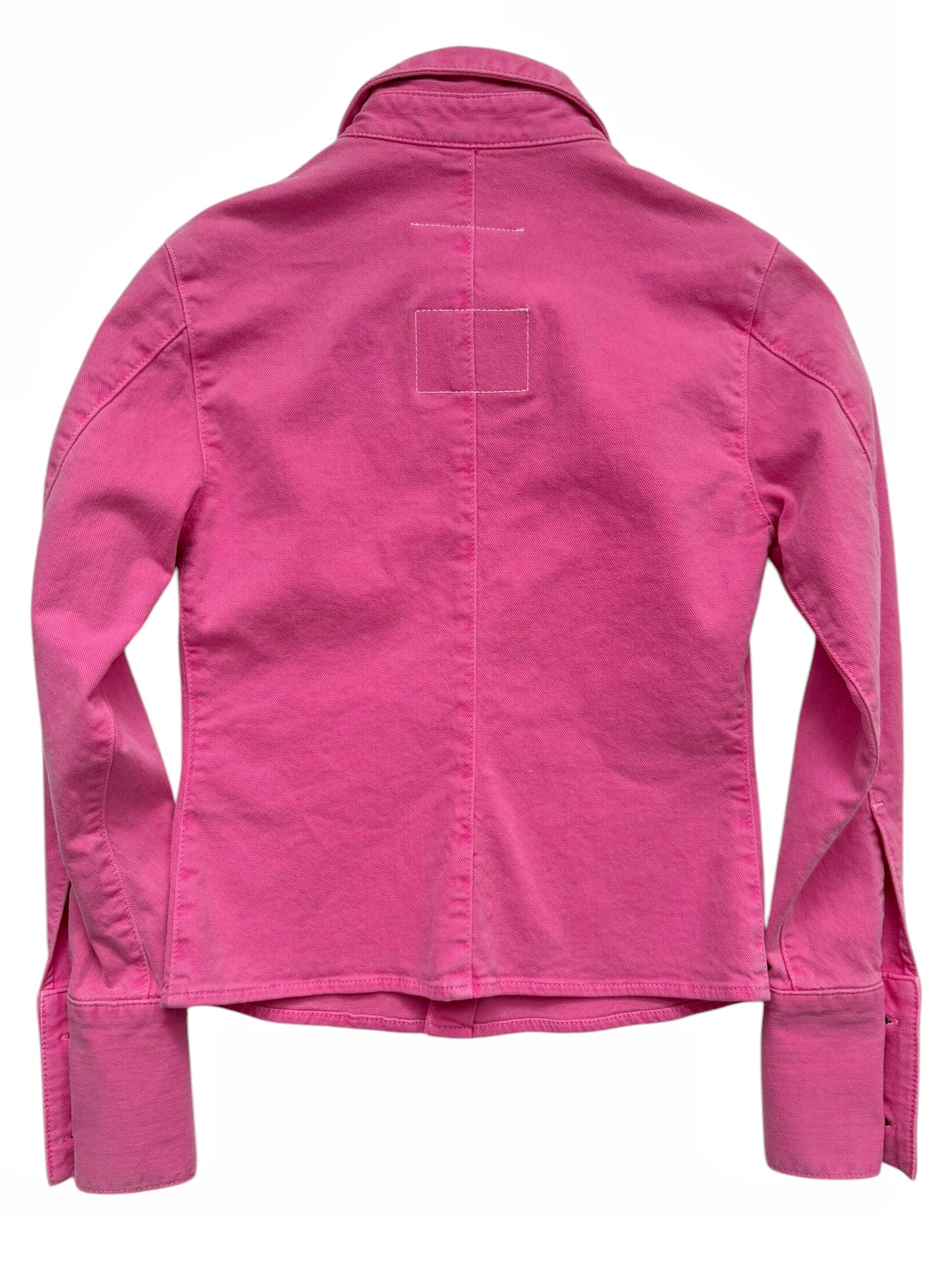 Denim Button Up Shirt Jacket