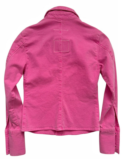 Denim Button Up Shirt Jacket