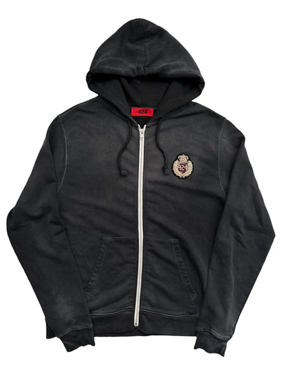 Faded Sun Crest Zip Up Hoodie