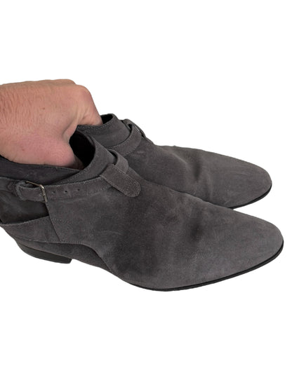 Grey Suede Low Jodhpur Boot
