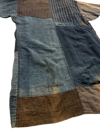 Meiji Era Boro Patchwork Coat