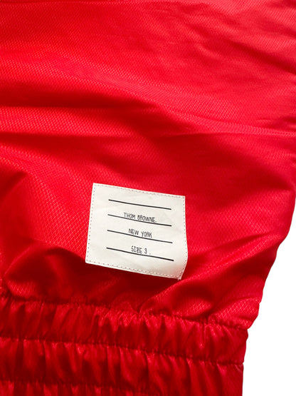 Relaxed Fit Red Ripstop Trackpant