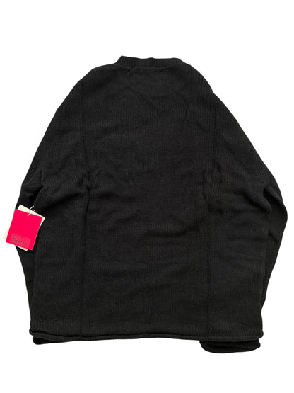Cashmere Black Nimbus Pocket Crewneck Sweater
