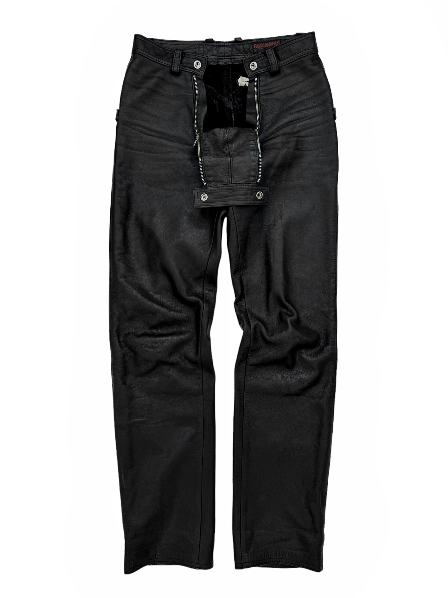 1980’s Amsterdam Cup Zip Leather Pants