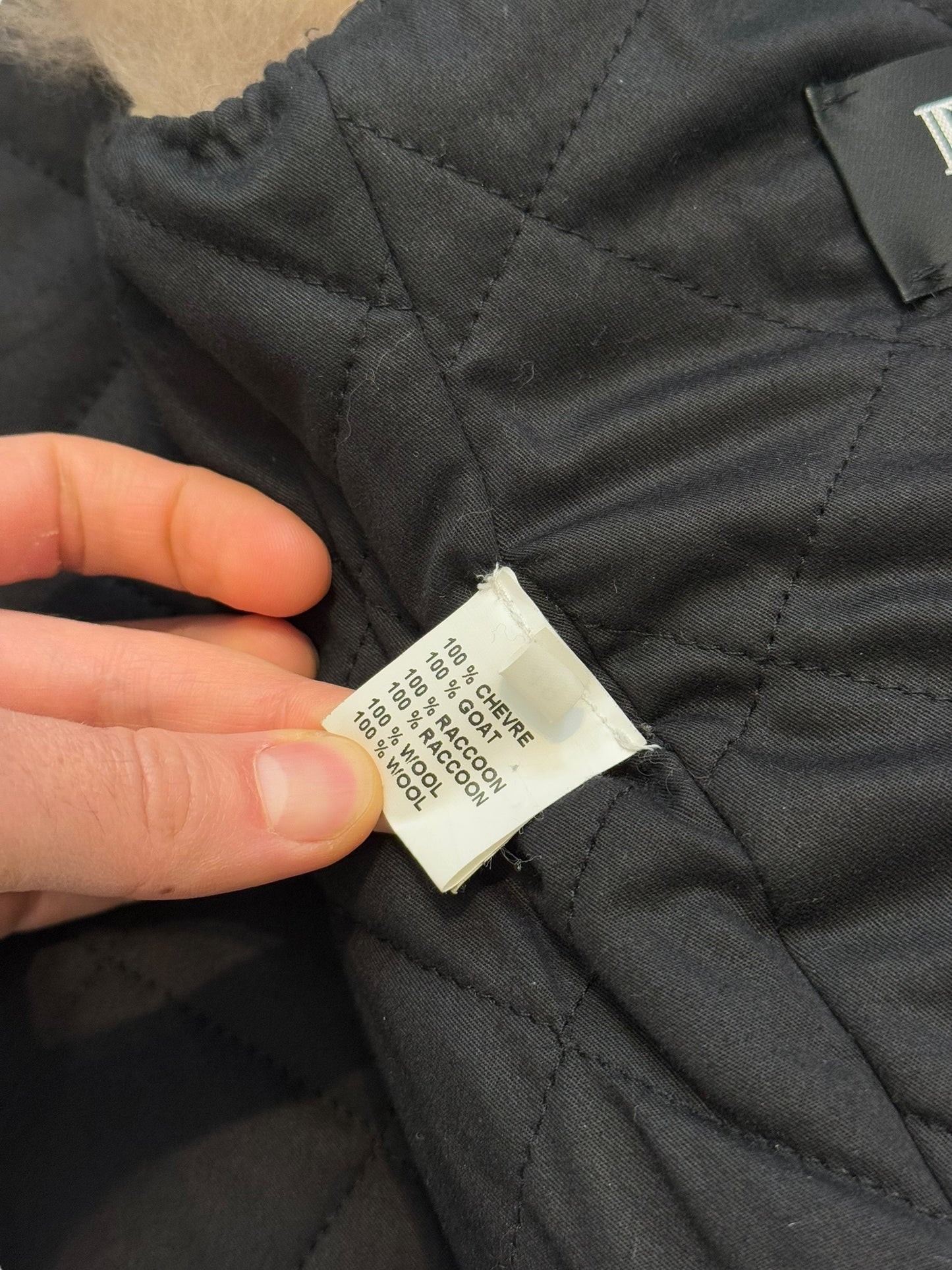 FW10 Decarnin Raccoon Fur Vest