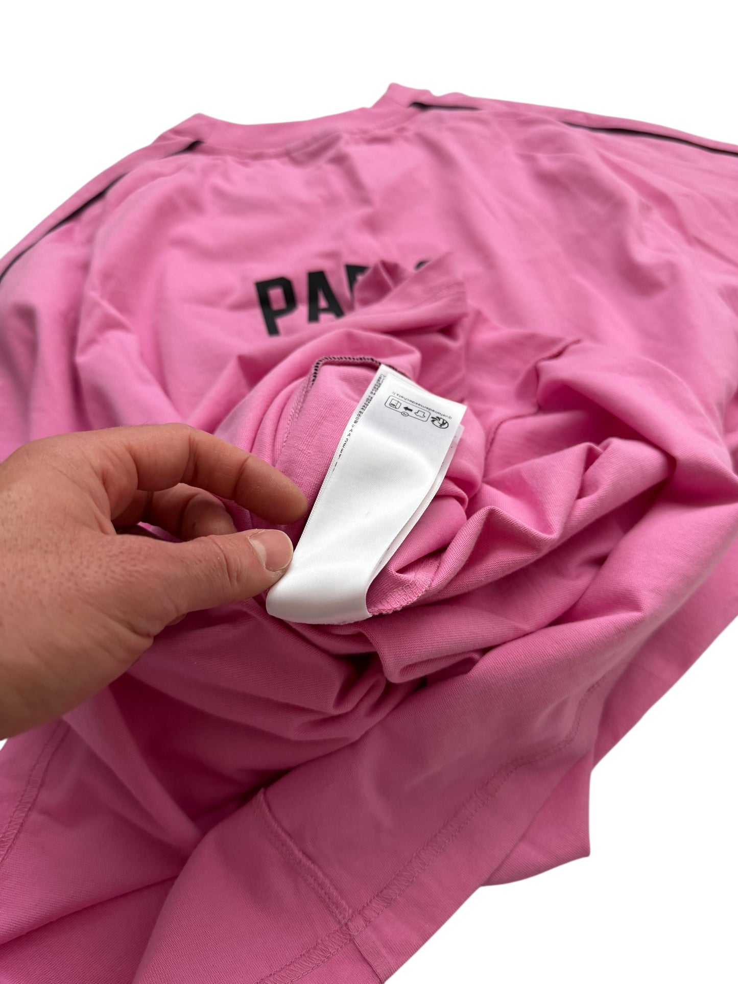2023 Pink Oversized Soccer Jersey Paris Shirt