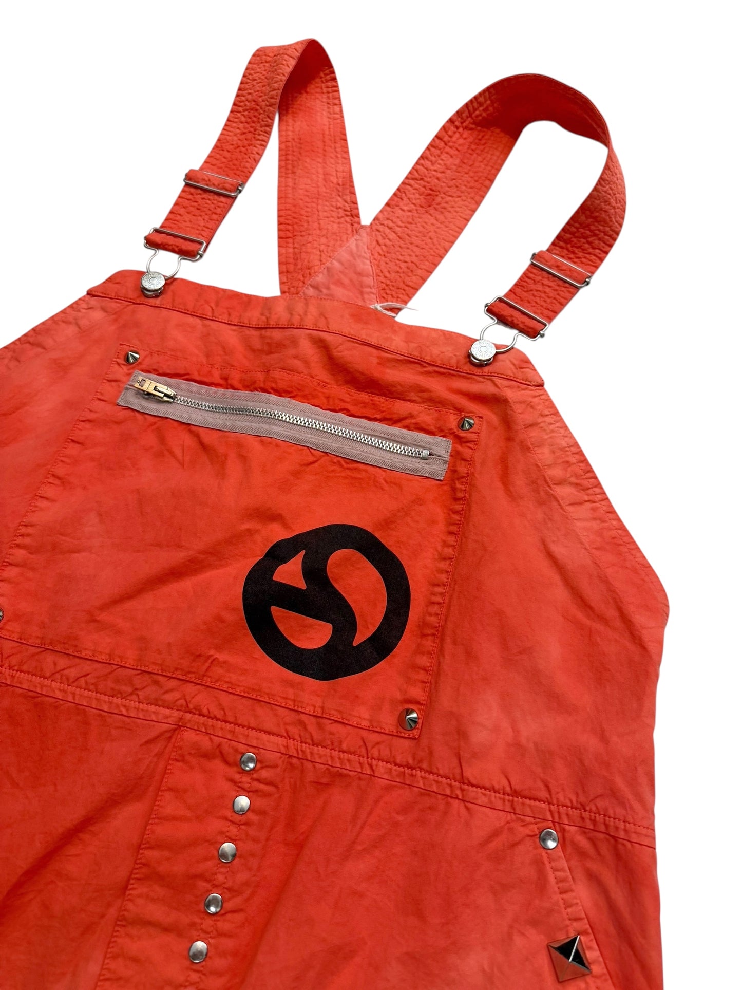 Cotton Studded Dye Overalls
