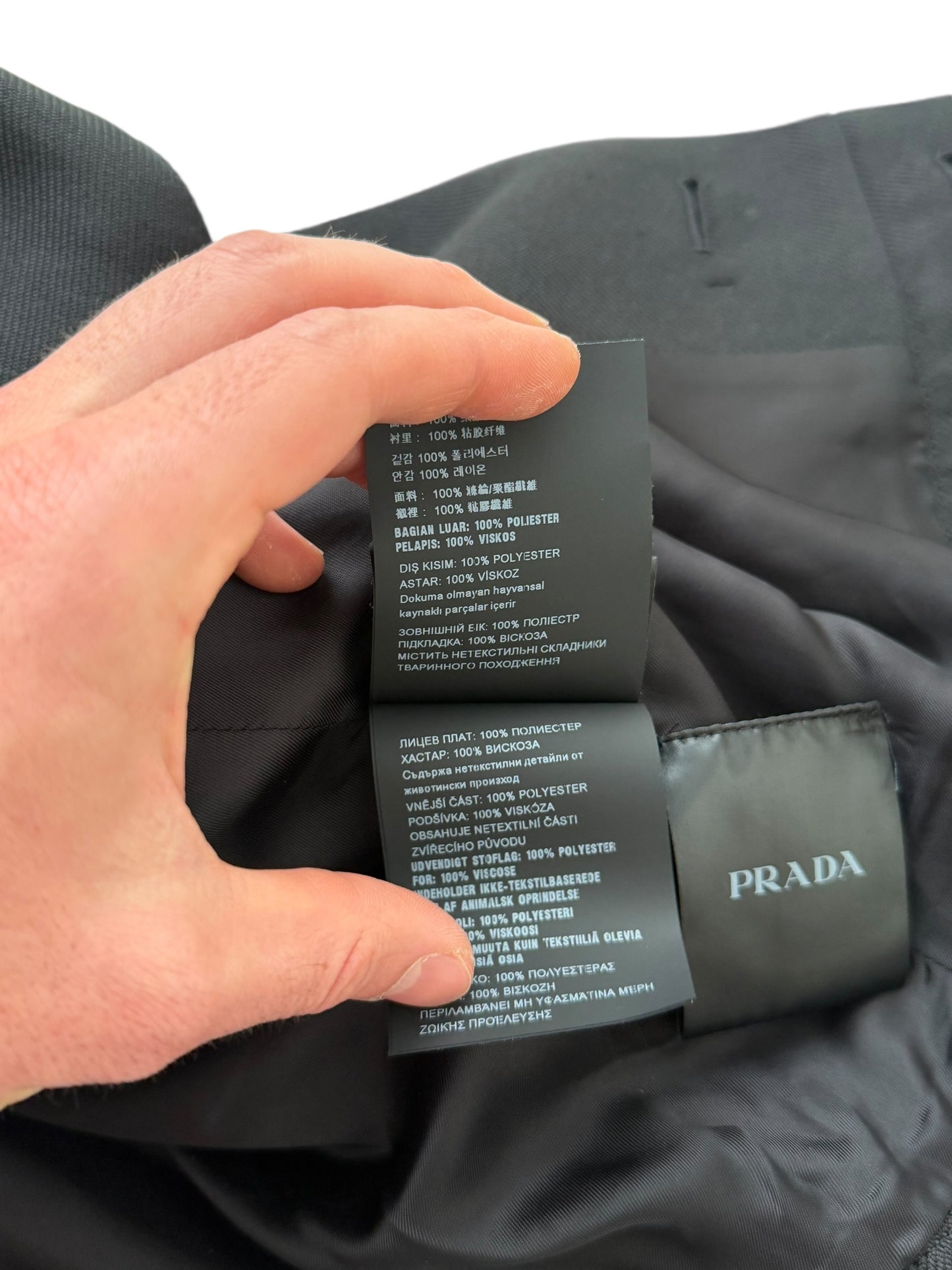 2018 Cropped Gabardine Coat Jacket