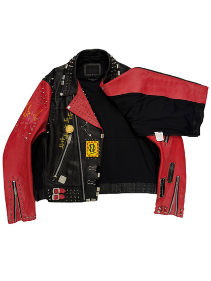 1/1 2018 Hand Customized Leather Punk Hope x Dream Future Jacket