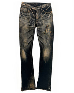 Hyde’s Stage Worn S-Wolf Ocean Bleach Denim