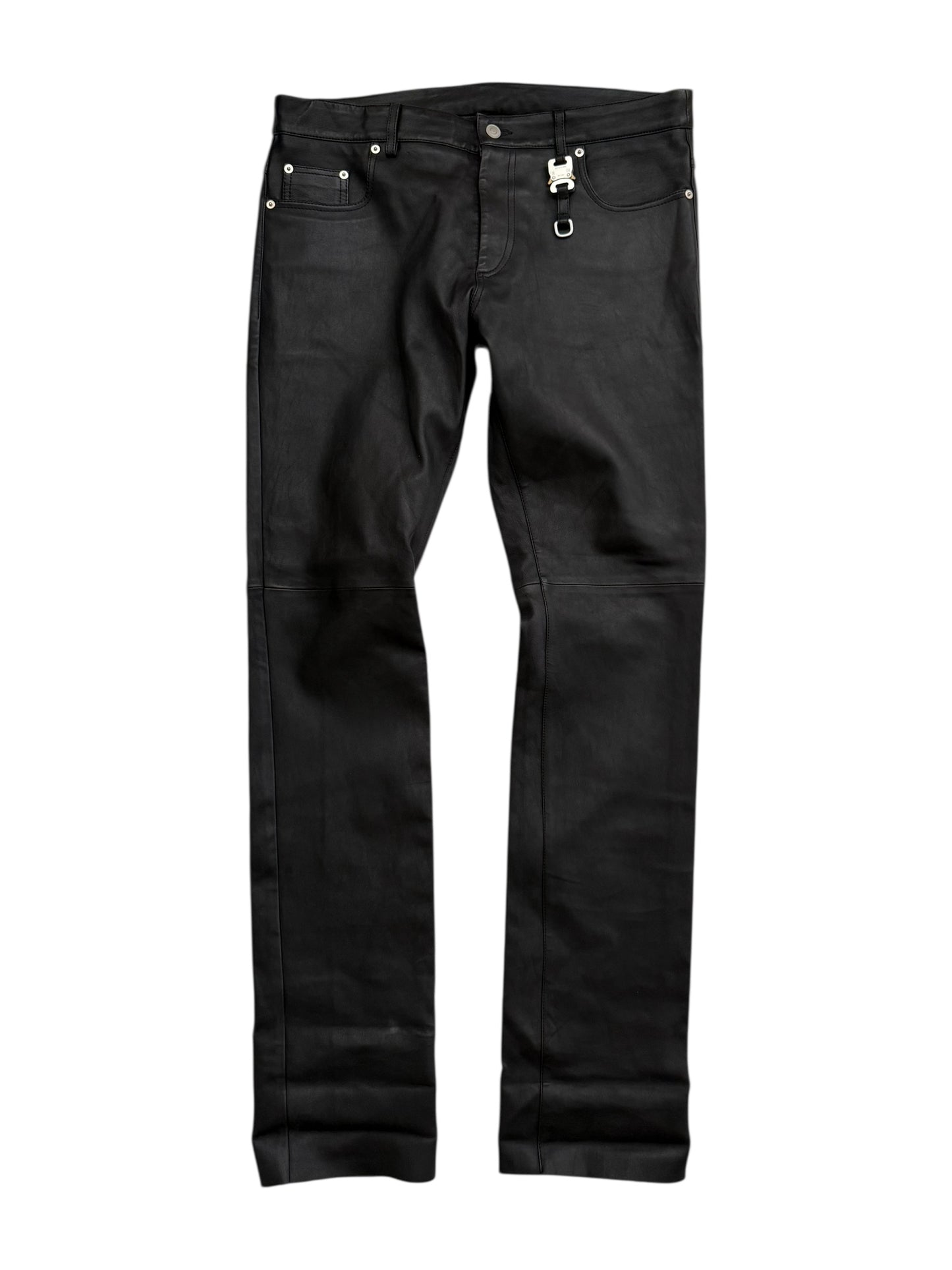 Lambskin Belt Loop Pants