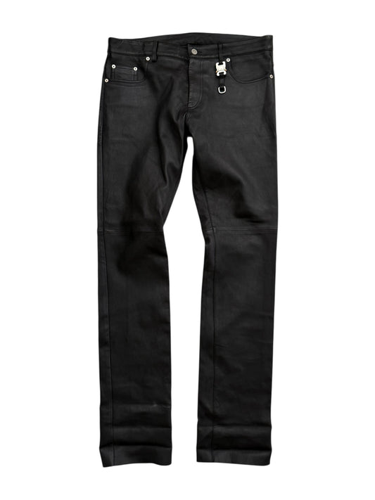 Lambskin Belt Loop Pants
