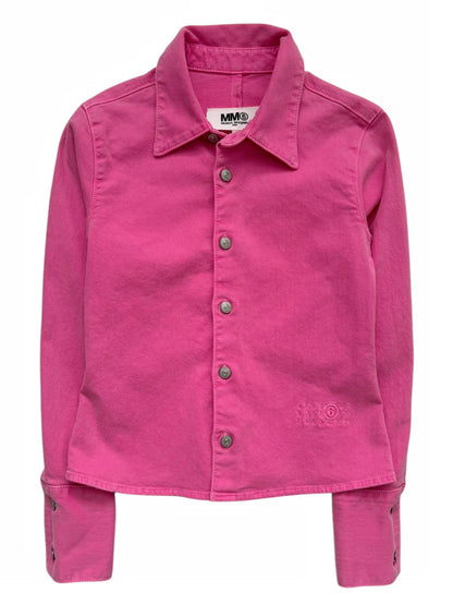 Denim Button Up Shirt Jacket