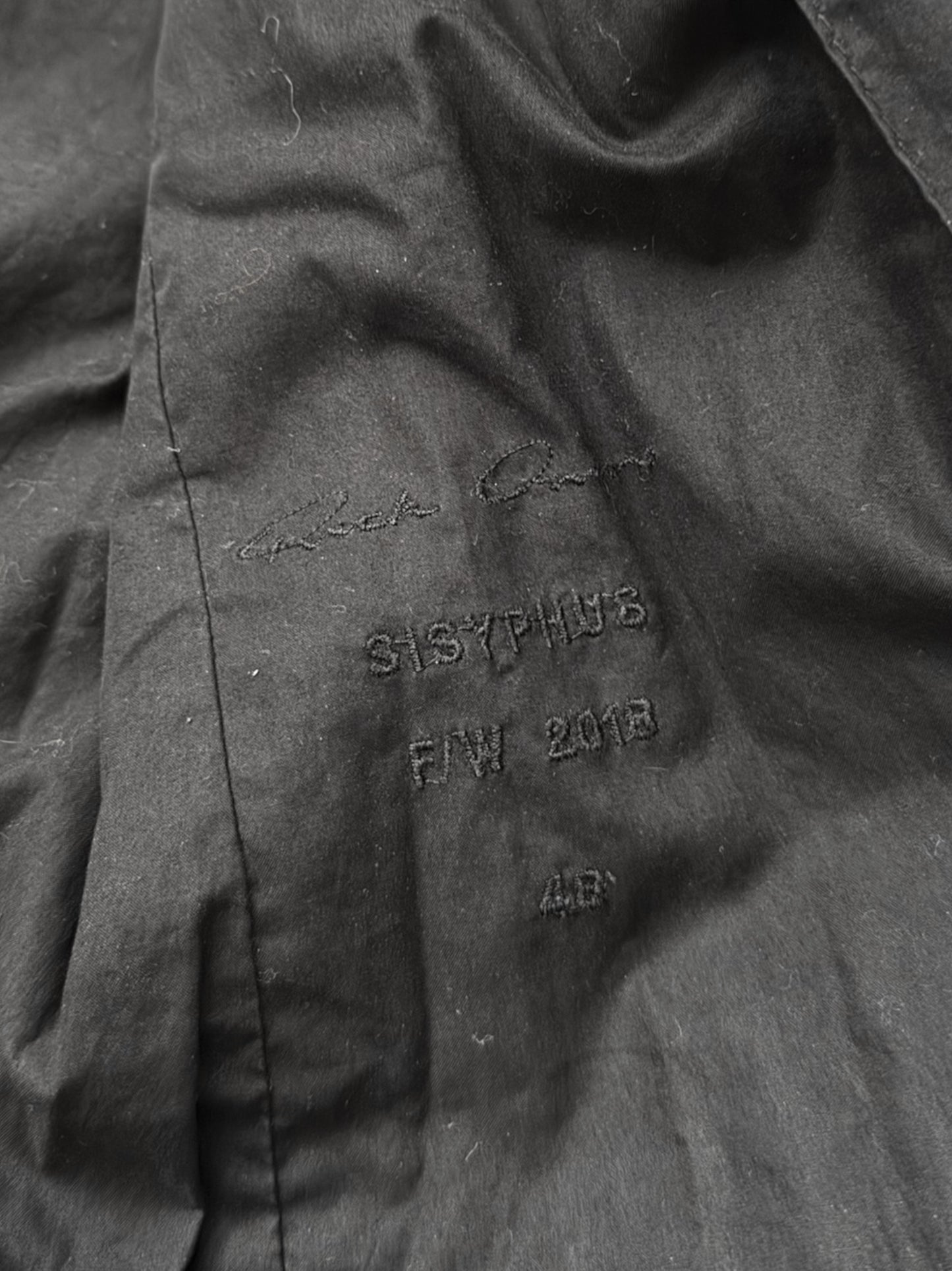 2018 Sisyphus Brown/Black Weave Double Breasted Coat