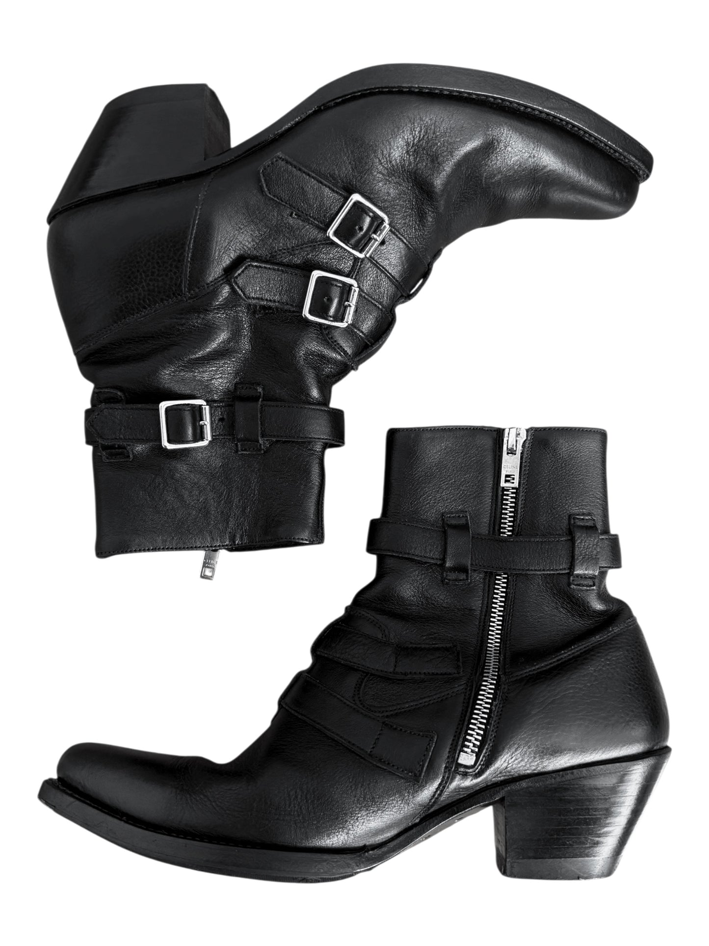 Berlin Buckle Strap Boots