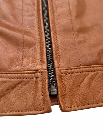 575 Steer Hide Zip Leather Jacket
