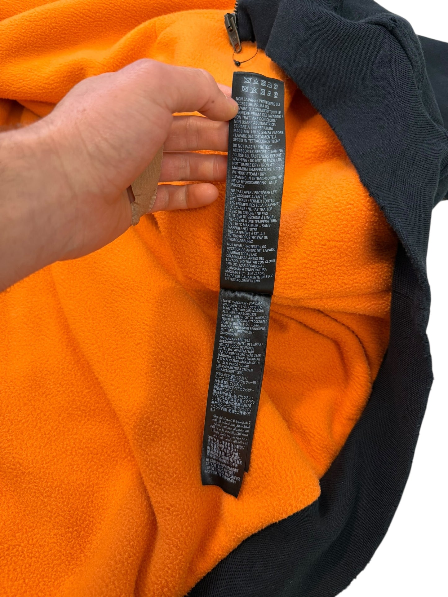 Heavy Cotton Fleece Hooded Bomber