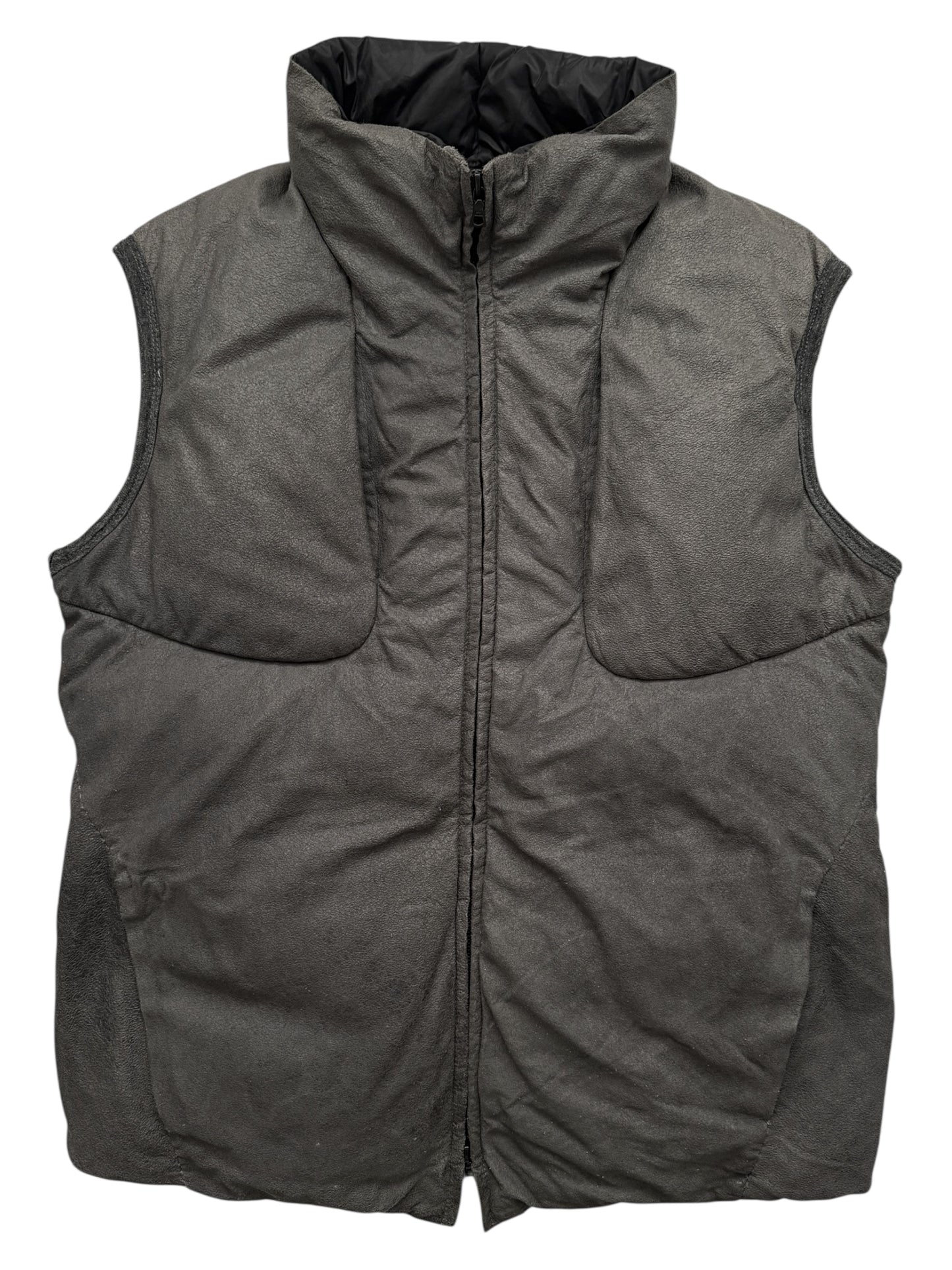 Leather Down Vest