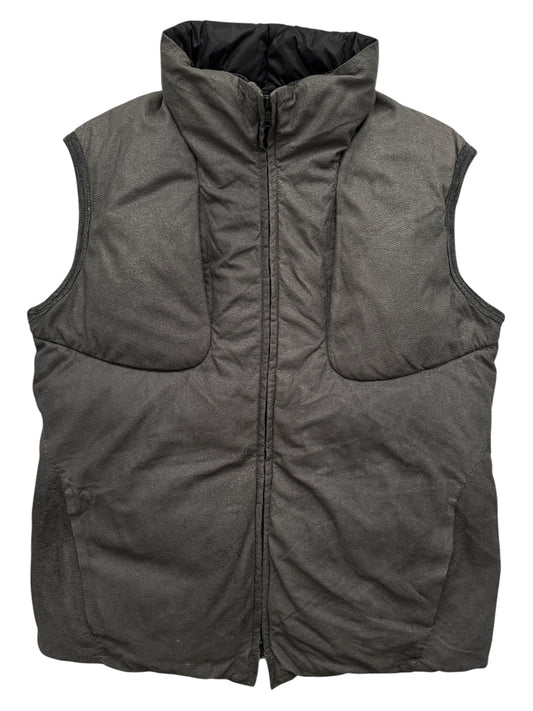 Leather Down Vest