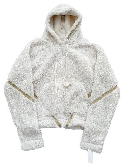 Faux Sherpa Fleece Oversized Hoodie