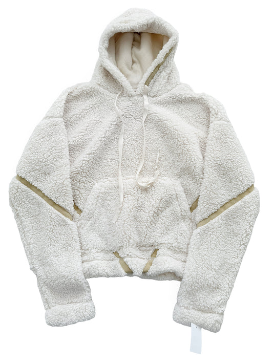 Faux Sherpa Fleece Oversized Hoodie