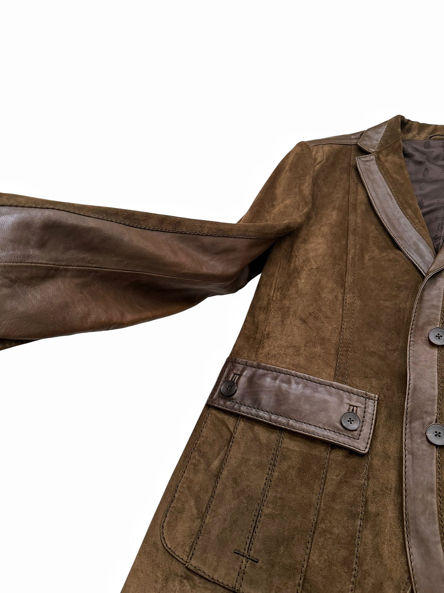 2000’s Tom Ford Era Western Rough-out Suede Leatber Blazer