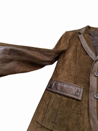 2000’s Tom Ford Era Western Rough-out Suede Leatber Blazer
