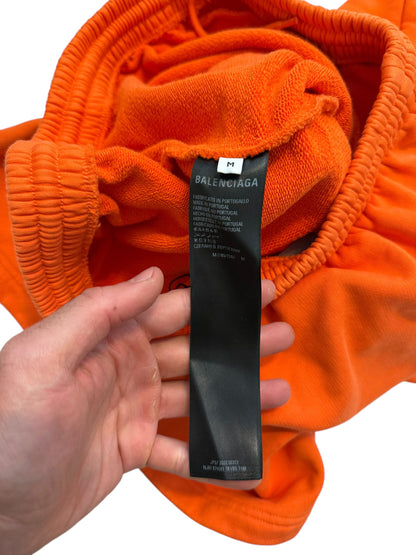 Baggy Orange Logo Shorts