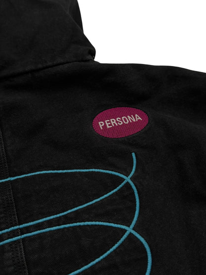 Persona Washed Denim Maxi Parka