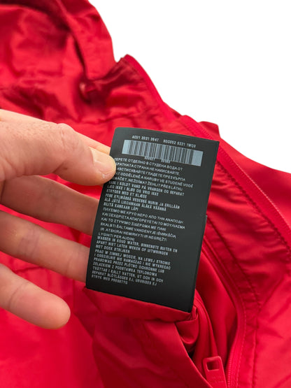 Red Re-Nylon Logo Windbreaker Zip Up