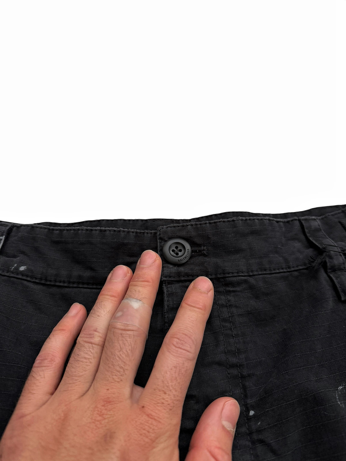 Thrashed Distressed Cargo Shorts