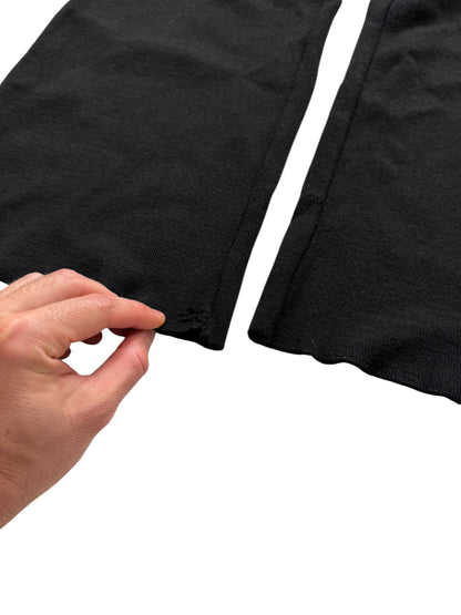 Reverse Pocket Contrast Knit Pants