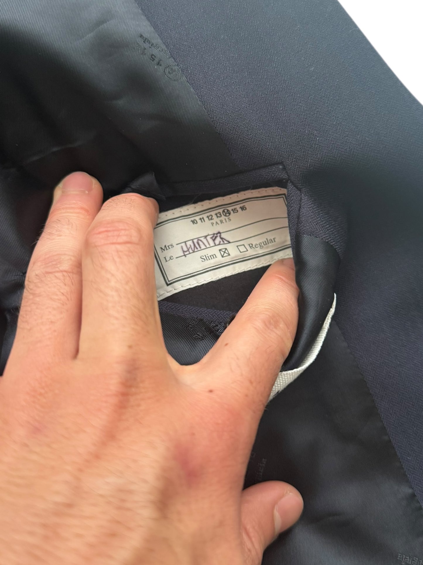 Painted Deconstructed Blazer Jacket