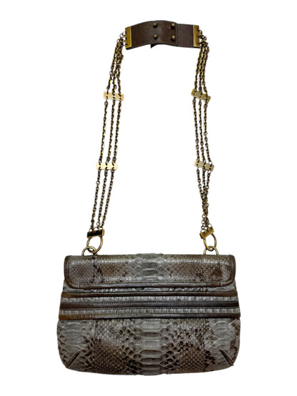 Python and Chain Strap Crossbody