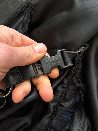 1980’s Custom Order Brass & Stingray Armored Leather Jacket