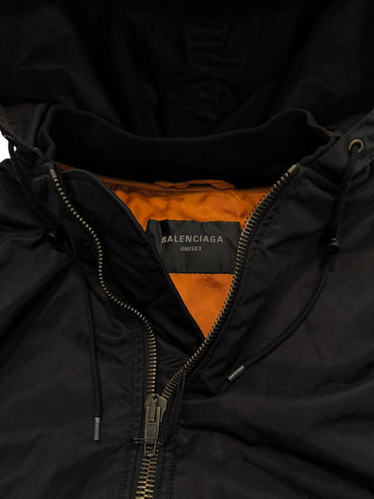 3B Hooded Nylon Bomber