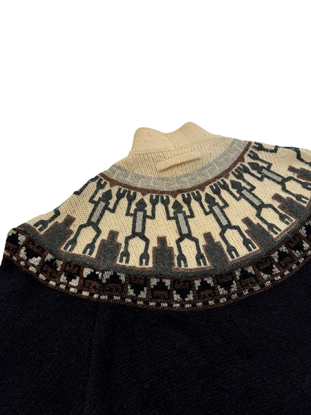 1987 Equator Tribal Alpaca Turtleneck